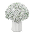 LINSIE 30 Pcs White Artificial Baby's Breath Flowers, Lifelike Rubber Fake Gypsophila Bouquets, 8.26" Short Stems with 1350 Blooms for Wedding Centerpieces, DIY Floral Arrangements & Home Decor