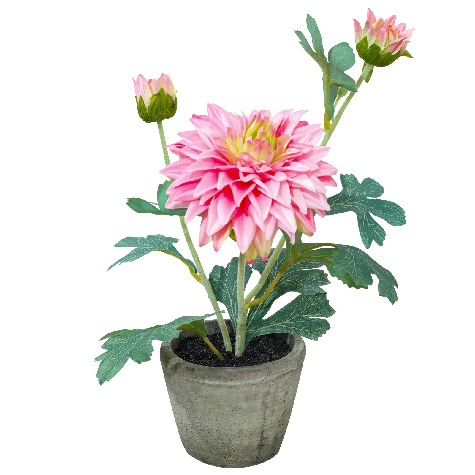 Dahlia Flowers Fake Silk Mums Flower Artificial Chrysanthemum Flowers Faux Flowers for Vase Mums in Pot Spring Decor Coffee Table Home Party Decoration